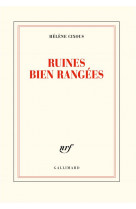 Ruines bien rangees