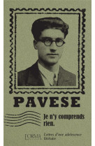 Je n'y comprends rien - lettres d’une adolescence littéraire