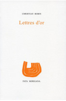 Lettres d or