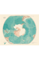 Carte  regions antarctiques - geographie nostalgique
