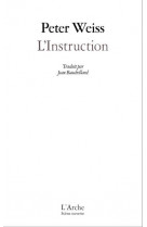 L-instruction - postface et edition de thibaud croisy. edition augmentee des textes ma localite, lao