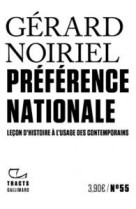 Preference nationale - lecon d-histoire a l-usage des contemporains