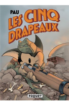 Les cinq drapeaux - liberte, egalite, fraternite