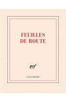Carnet carré "feuilles de route" (papeterie)