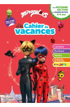 Miraculous - de la moyenne à la grande section - cahier de vacances 2025