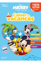Disney - mickey - j'entre en petite section - cahier de vacances 2025