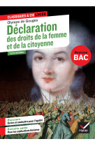 Déclaration des droits de la femme et de la citoyenne (oeuvre au programme bac 2025, 1re)
