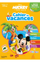 Disney - mickey - de la petite à la moyenne section - cahier de vacances 2025