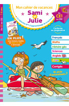 Sami et julie - du ce1 au ce2 - cahier de vacances 2025