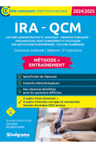 Ira – qcm – méthode + entraînement (catégorie a – concours 2024-2025)