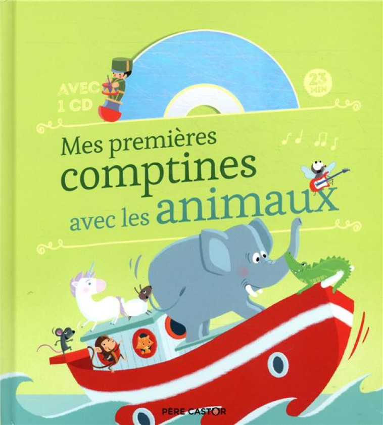 MES PREMIERES COMPTINES AVEC LES ANIMAUX - COLLECTIF/BRUNELET - FLAMMARION