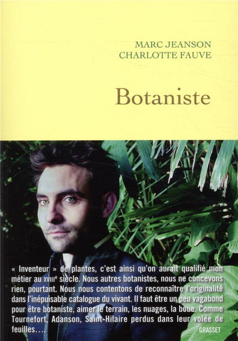 BOTANISTE - JEANSON/FAUVE - GRASSET