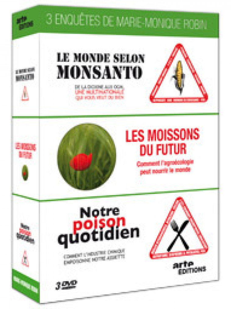 MARIE MONIQUE ROBIN COFFRET 3 FILMS - 3 DVD -  ROBIN Marie-Monique - ARTE
