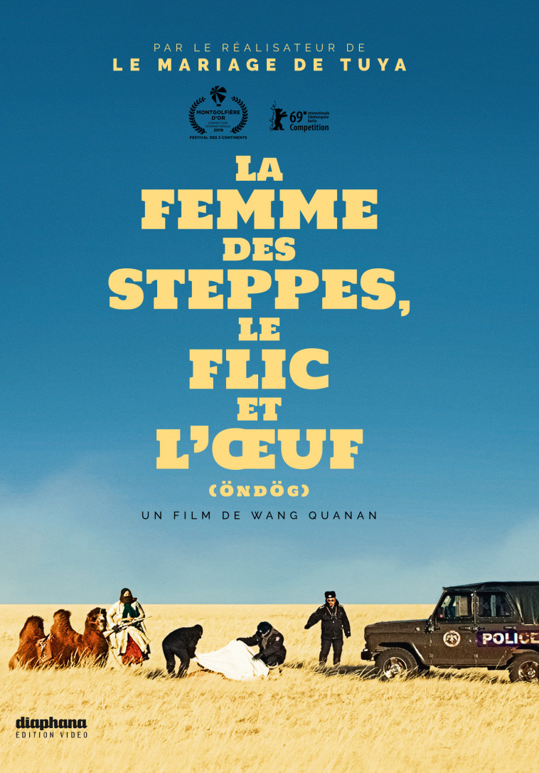 FEMME DES STEPPES, LE FLIC ET L'OEUF (LA) - DVD -  Quanan Wang - DIAPHANA