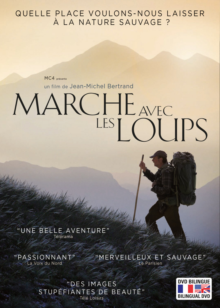 LA MARCHE AVEC LES LOUPS - DVD -  Bertrand Jean-Michel - SEVEN 7