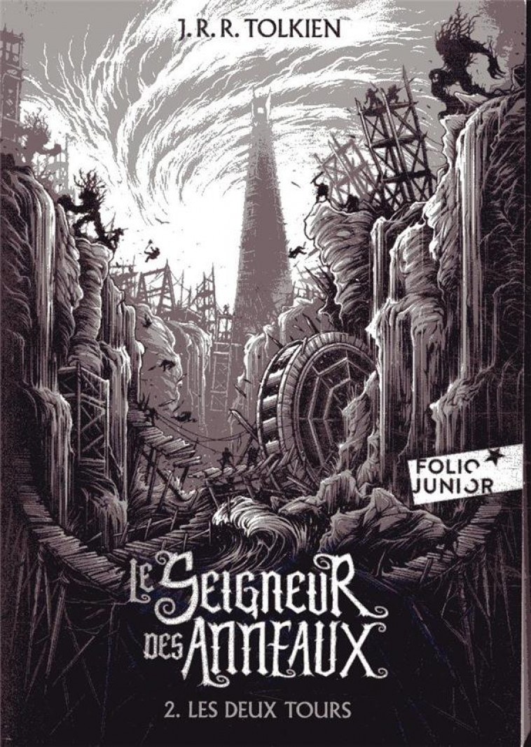 LE SEIGNEUR DES ANNEAUX T.2  -  LES DEUX TOURS - TOLKIEN J. R. R. - GALLIMARD