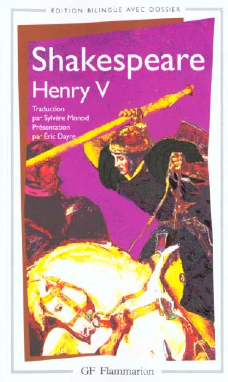 HENRY V - SHAKESPEARE WILLIAM - FLAMMARION