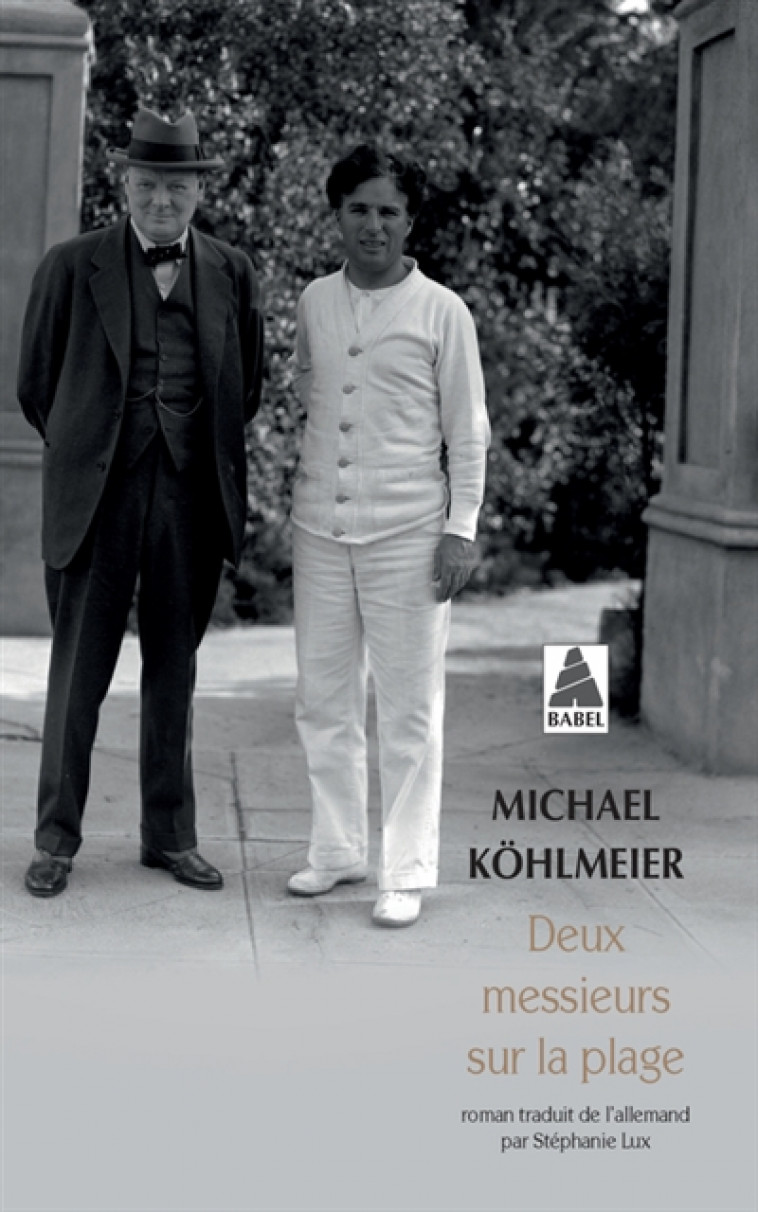 DEUX MESSIEURS SUR LA PLAGE - KOHLMEIER MICHAEL/LU - Actes Sud
