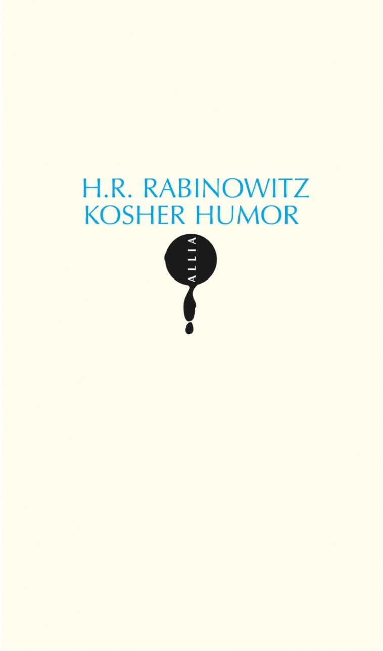 KOSHER HUMOR - H. R. RABINOWITZ - ALLIA