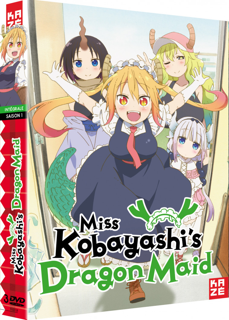 MISS KOBAYASHI'S DRAGON MAID - SAISON 1 - 3 DVD -  Takemoto Yasuhiro - KAZE DVD