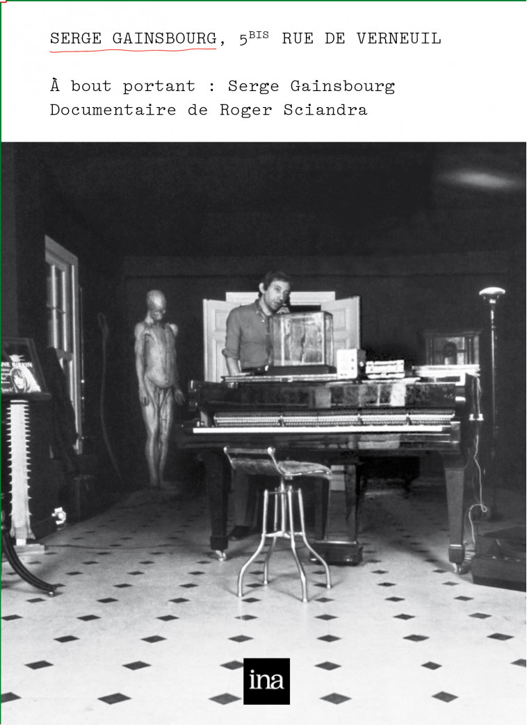 SERGE GAINSBOURG 5 BIS RUE DE VERNEUIL - DVD -  Sciandra Roger - INA