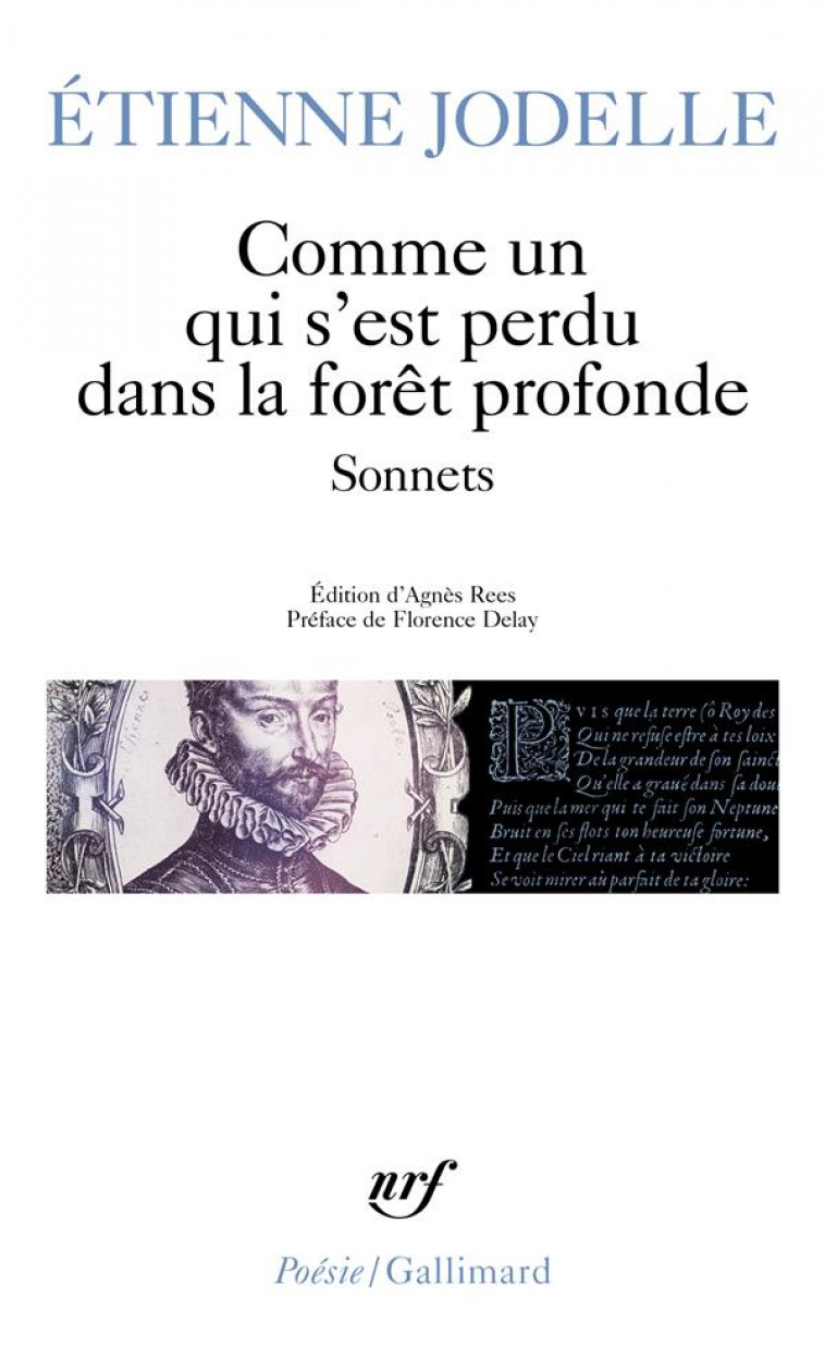 SONNET - JODELLE ETIENNE - GALLIMARD
