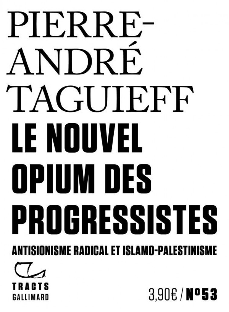 LE NOUVEL OPIUM DES PROGRESSISTES - ANTISIONISME RADICAL ET ISLAMO-PALESTINISME - TAGUIEFF P-A. - GALLIMARD