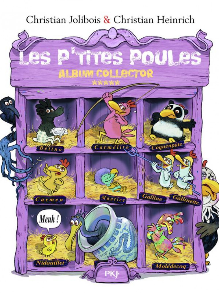 LES P-TITES POULES - ALBUM COLLECTOR 5 (TOMES 17 A 20) - JOLIBOIS/HEINRICH - POCKET