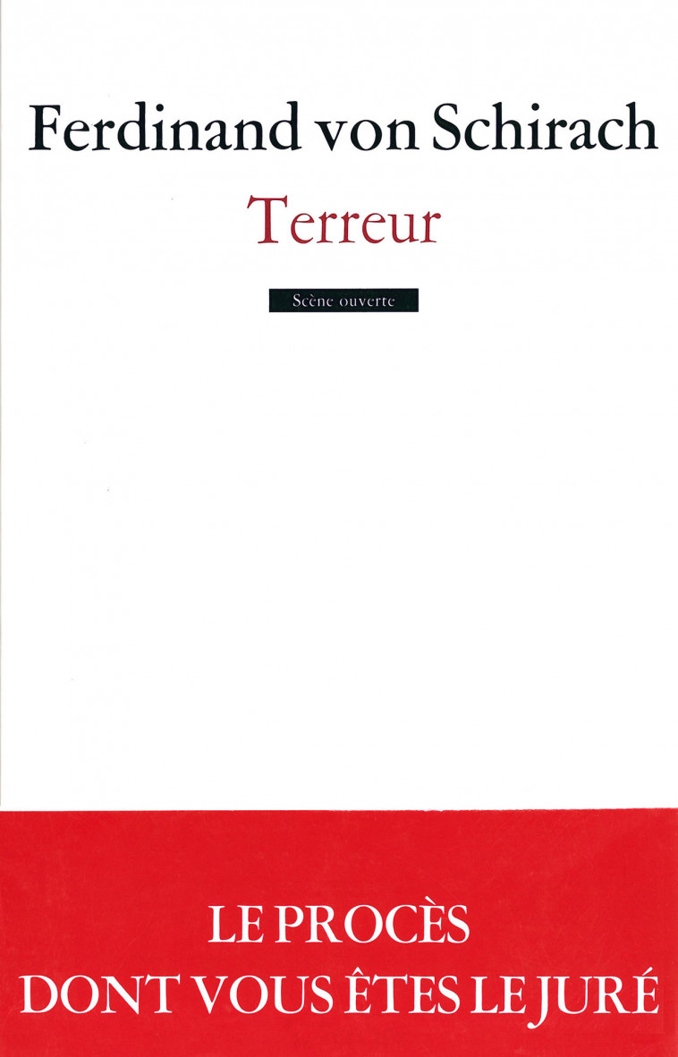 Terreur - Ferdinand von Schirach - L ARCHE