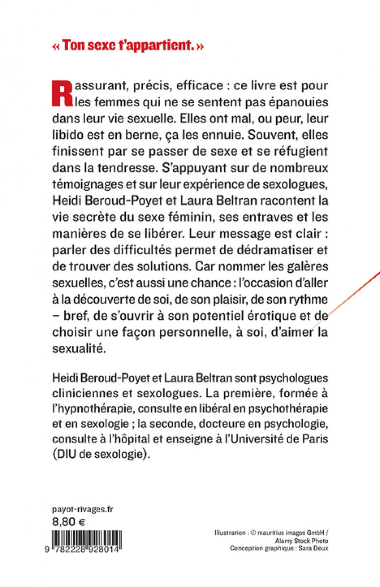 Les femmes et leur sexe - Laura Beltran - PAYOT
