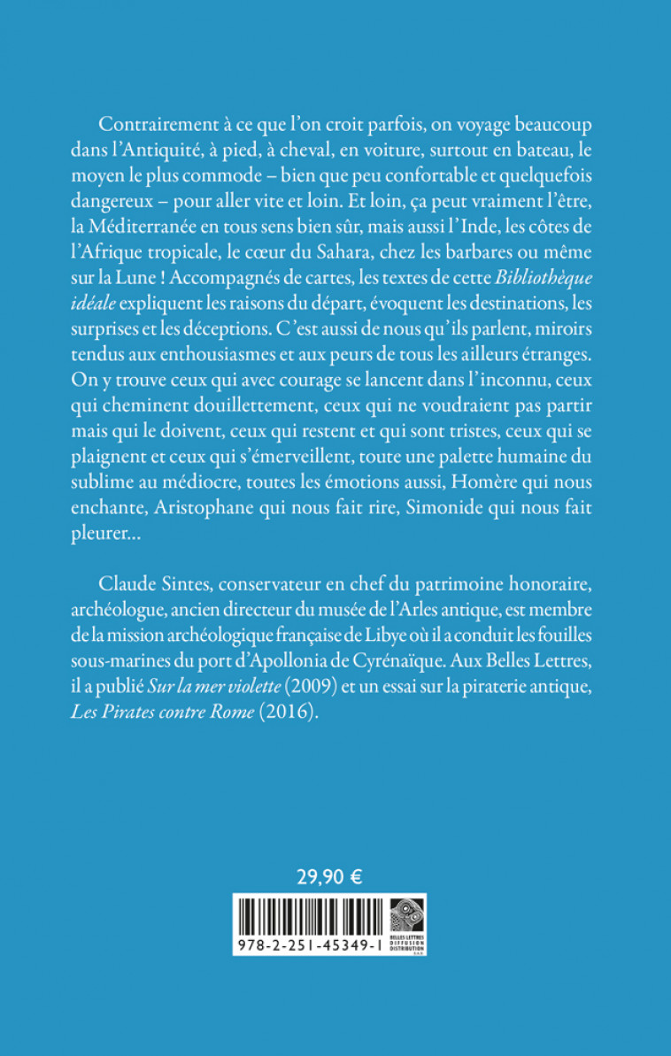 Bibliothèque idéale des Odyssées - Claude Sintes - BELLES LETTRES