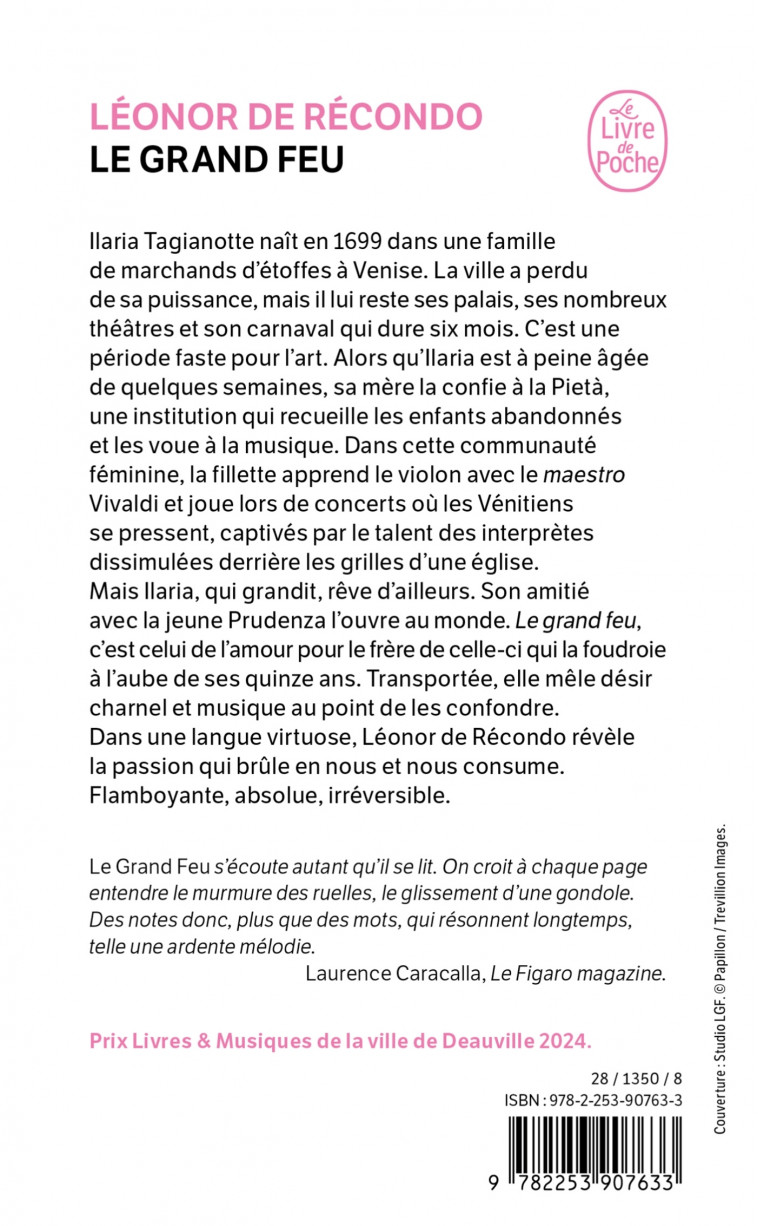 Le Grand Feu - Léonor de Récondo - LGF