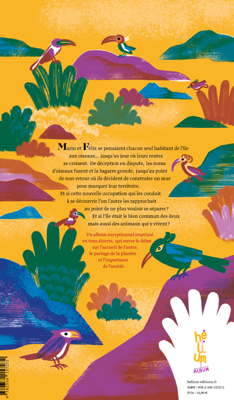 Marin, Félix et l'île aux oiseaux - Erwan Bargain - HELIUM