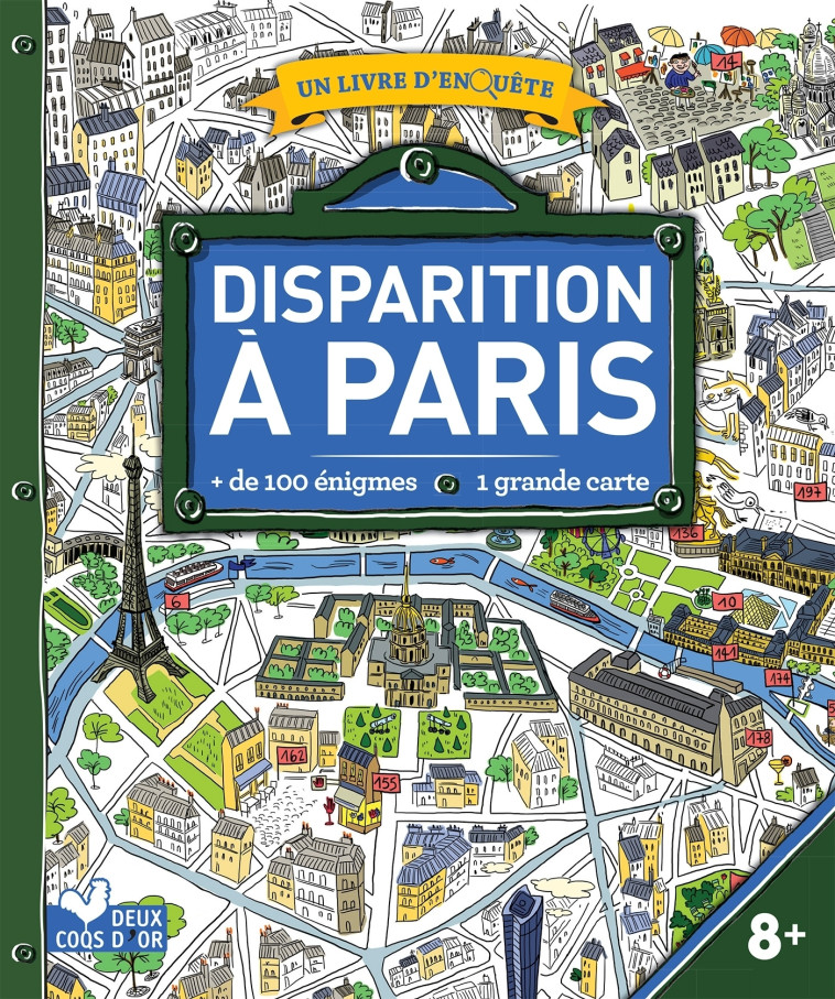 Disparition à Paris - livre avec carte - Les Fées hilares Les Fées hilares, Caroline Ayrault, Solenne & Thomas Solenne & Thomas,  Les Fées Hilares,  Solenne & Thomas - DEUX COQS D OR