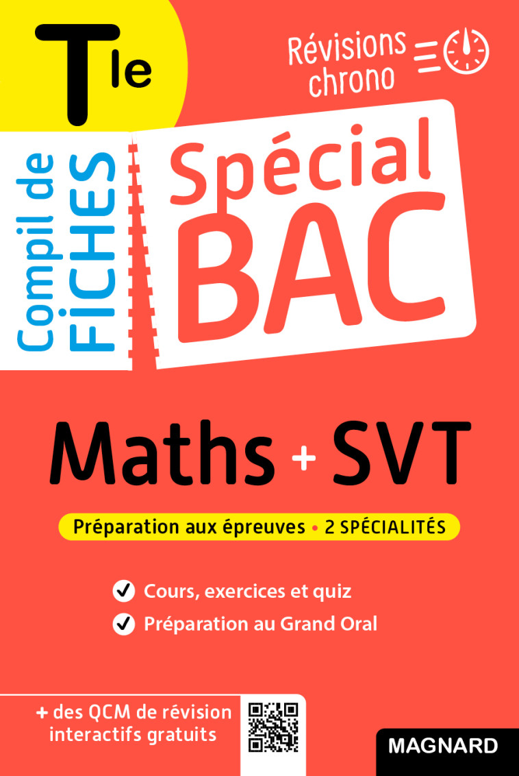 Spécial Bac Compil de Fiches Maths-SVT Tle Bac 2025 - Coraline Madec, Vito Punta, Coraline Madec, Vito Punta - MAGNARD