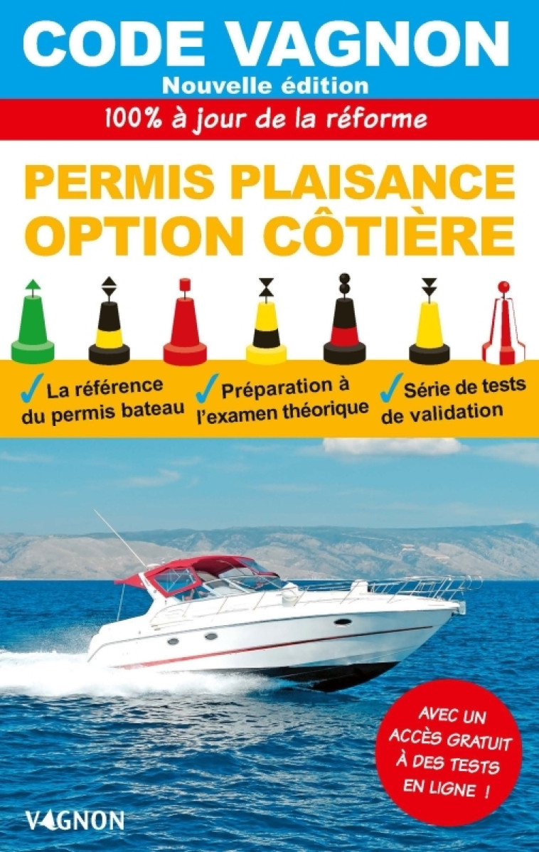 Code Vagnon 2025 - Permis plaisance - Option côtière - Editions Vagnon, Editions Vagnon - VAGNON