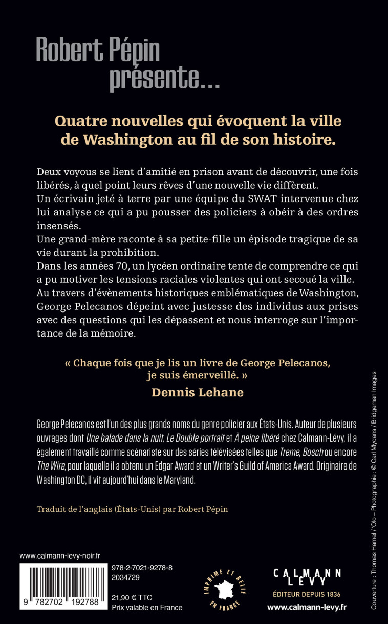 Faute avouée - George Pelecanos - CALMANN-LEVY