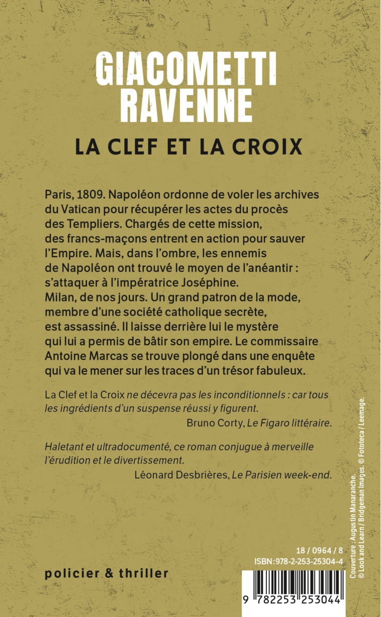 La Clef et la Croix - Éric Giacometti, Jacques Ravenne, Éric Giacometti, Jacques Ravenne - LGF