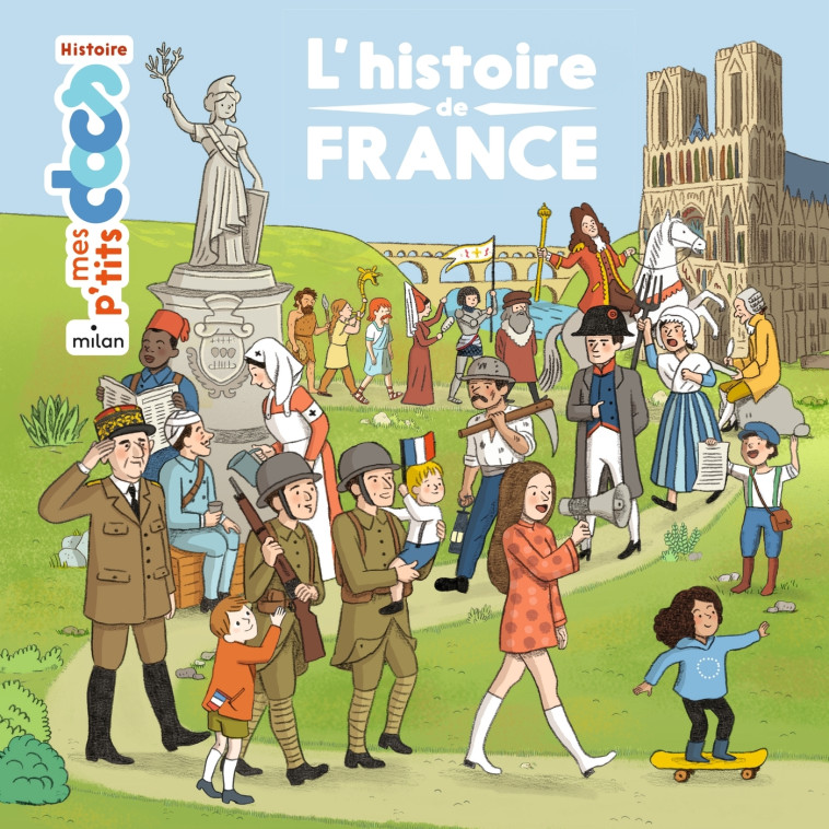 L'histoire de France - Stéphanie Ledu, Cléo Germain, Stéphanie Ledu, Cléo Germain - MILAN