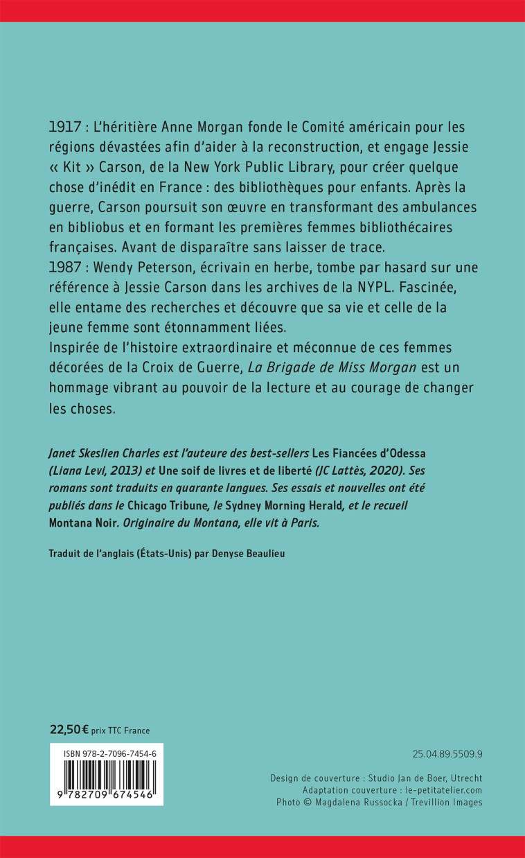 La Brigade de Miss Morgan - Janet Skeslien Charles - LATTES