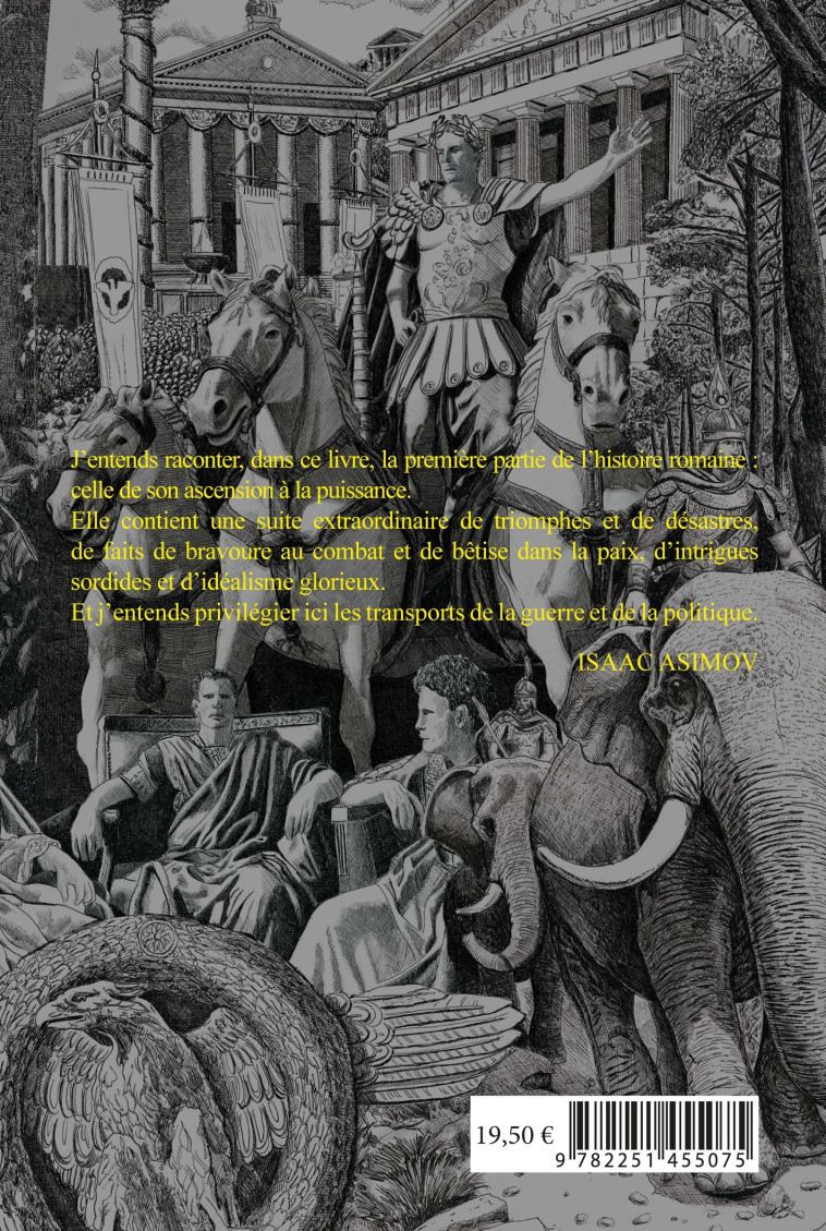 La République romaine - Christophe Jaquet, Isaac Asimov, Benjamin Van Blancke, Christophe Jaquet, Isaac Asimov, Benjamin Van Blancke - BELLES LETTRES