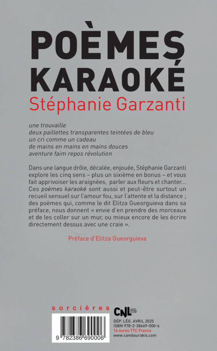 poèmes karaoké - Stéphanie Garzanti, Stéphanie Garzanti, Elitza Gueorguieva, LAURENCE MICHEL - CAMBOURAKIS