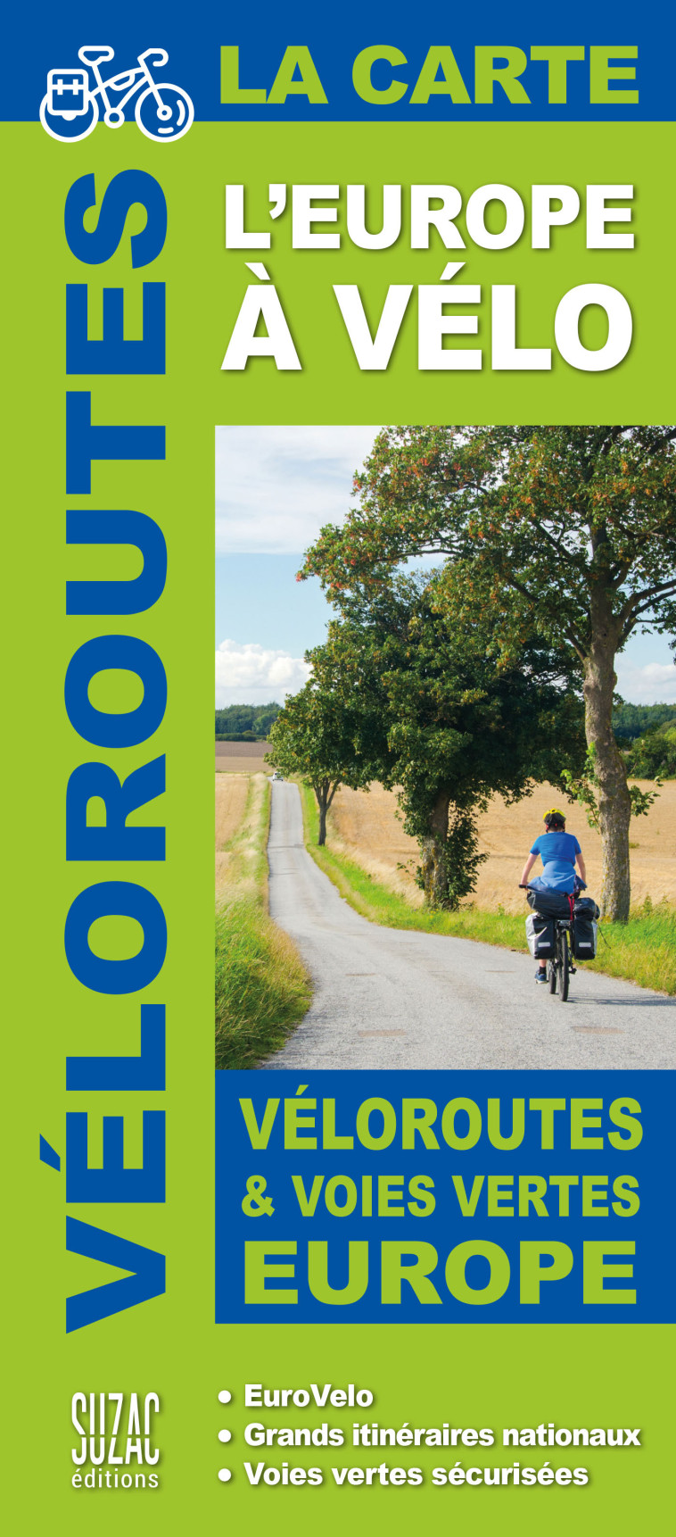 L'Europe à vélo, la carte -  Collectif,  Collectif - SUZAC