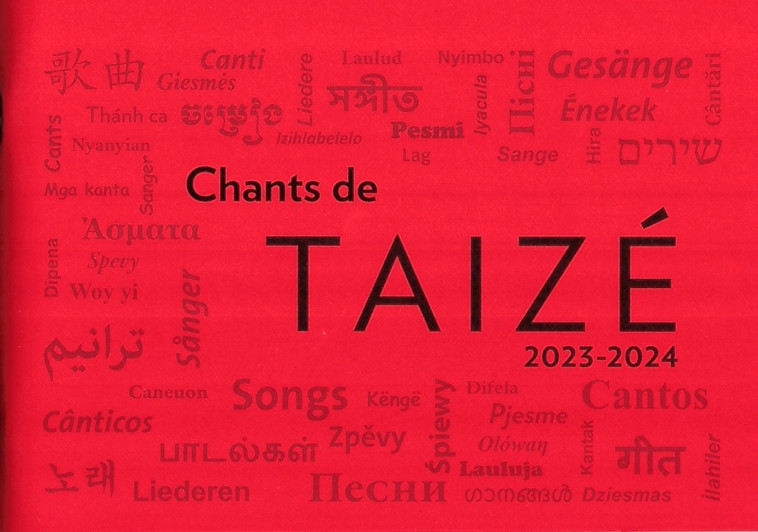 Chants de Taizé 2025-2026 - Jacques BERTHIER, Joseph Gelineau, Communauté Taizé - TAIZE