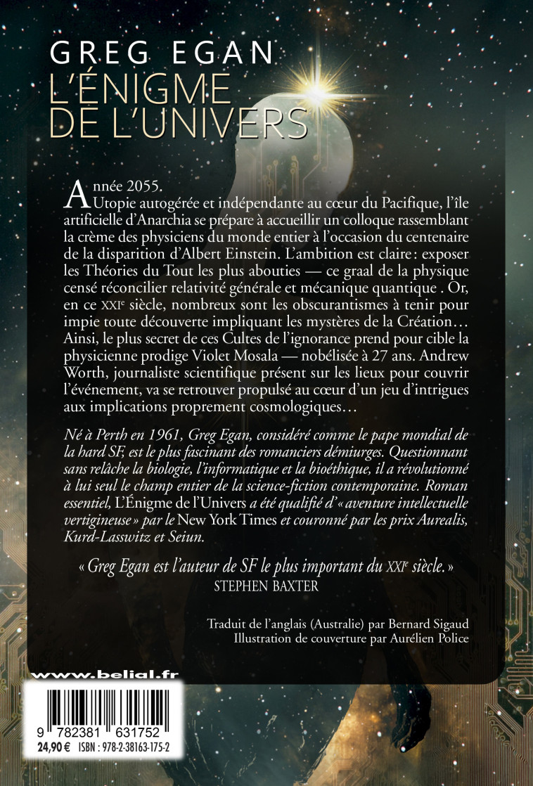 L'énigme de l'univers - EGAN GREG - BELIAL