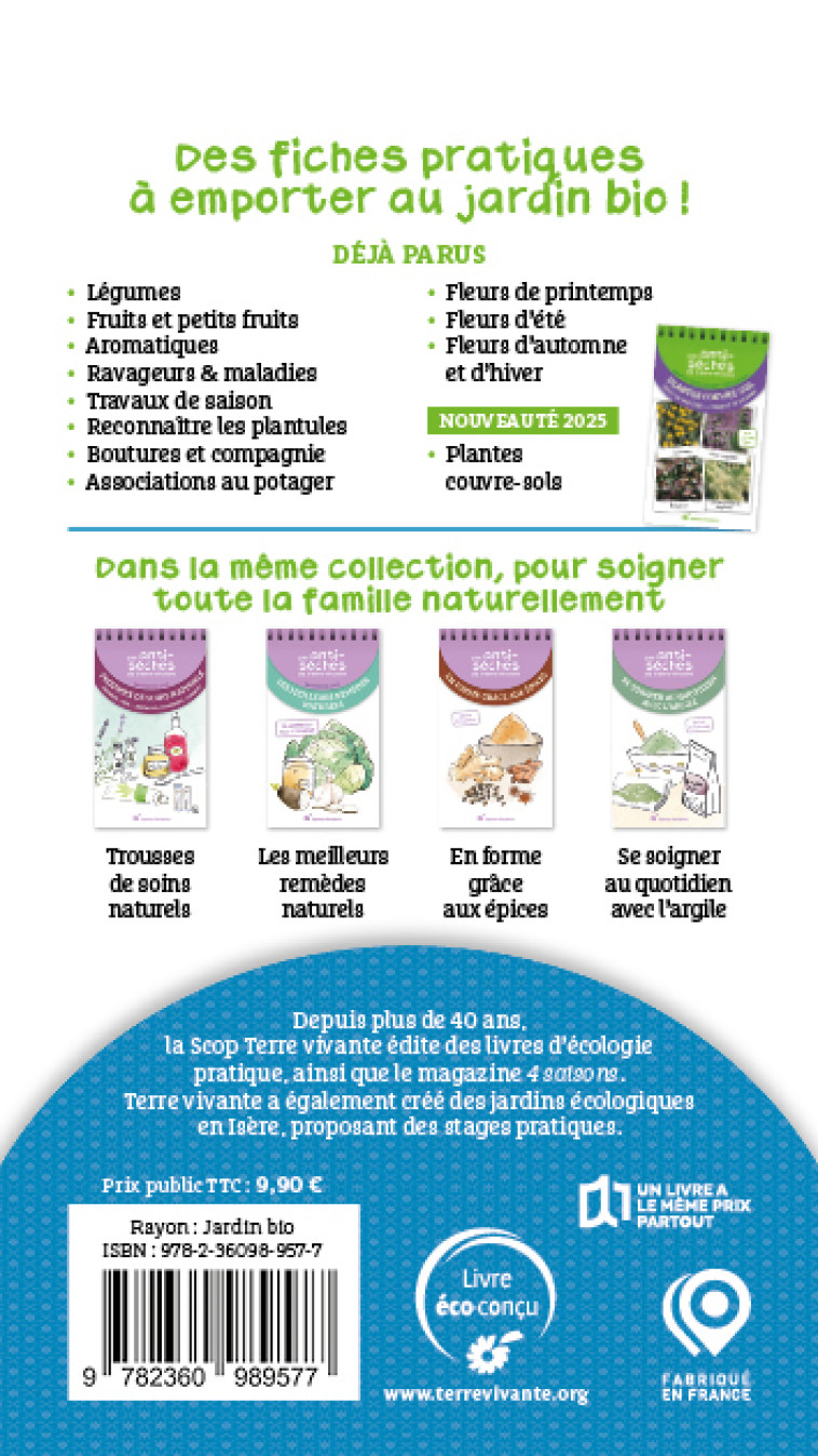 Les antisèches de Terre vivante : Potions magiques au potager - Serge Lapouge, Brigitte Lapouge-Déjean - TERRE VIVANTE